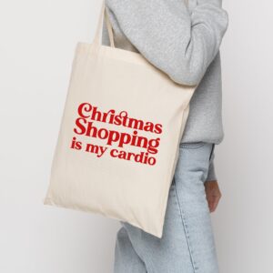 Riidest kott Christmas shopping is my Cardio